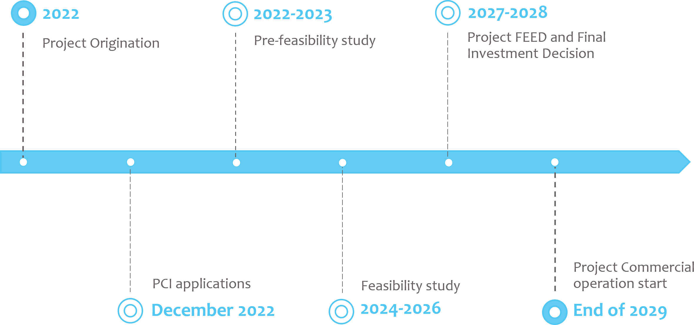 Project timeline Project timeline